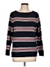 Tommy Hilfiger 100% Cotton Stripes Black Pullover Sweater Size L - photo 1