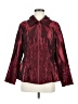 Jerry T 100% Polyester Burgundy Long Sleeve Blouse Size M - photo 1
