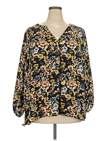 Tahari 3/4 Sleeve Blouse (view 1)