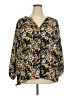 Tahari 100% Polyester Yellow 3/4 Sleeve Blouse Size 3X - photo 1