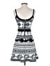 Bebe Graphic Black Casual Dress Size S - photo 2