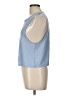 Fabletics Blue Sleeveless T-Shirt Size L - photo 5