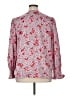 C. Wonder 100% Polyester Hearts Pink Long Sleeve Blouse Size XL - photo 2