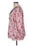 C. Wonder 100% Polyester Hearts Pink Long Sleeve Blouse Size XL - photo 5