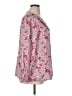 C. Wonder 100% Polyester Hearts Pink Long Sleeve Blouse Size XL - photo 4
