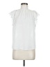 1.State 100% Polyester White Short Sleeve Blouse Size M - photo 1