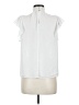 1.State 100% Polyester White Short Sleeve Blouse Size M - photo 2