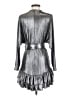 retrofête Metallic Silver Cocktail Dress Size S - photo 2