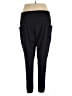 Tek Gear Solid Black Active Pants Size 2X - photo 2
