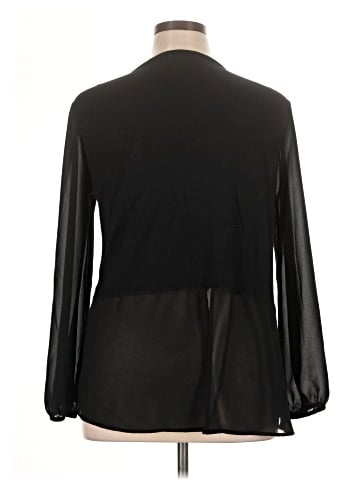 August Silk Long Sleeve Blouse (view 2)