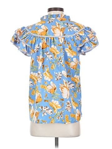 She + Sky Short Sleeve Blouse (view 2)