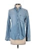 J.Crew Blue Long Sleeve Button-Down Shirt Size 4 - photo 1