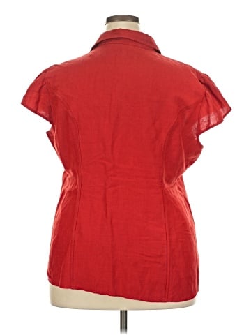 Ashley Stewart Short Sleeve Blouse (view 2)