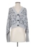 Wild Fable Animal Print Gray Silver Cardigan Size M - photo 1