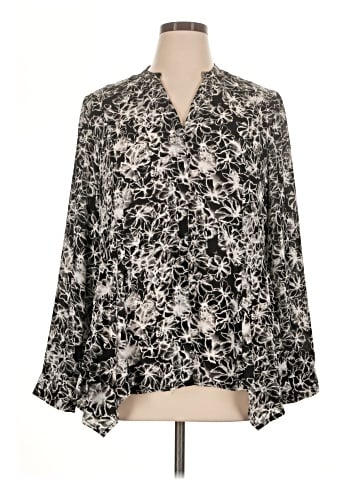 Simply Vera Vera Wang Long Sleeve Blouse (view 1)