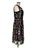 Parker 100% Polyester Floral Black Cocktail Dress Size 8 - photo 4