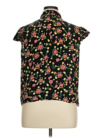 Marc Jacobs Short Sleeve Silk Top (view 2)