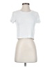 Zara White Short Sleeve Top Size M - photo 1