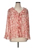 IMAN 100% Polyester Pink 3/4 Sleeve Blouse Size 1X - photo 1