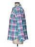 Talbots Plaid Teal Long Sleeve Button-Down Shirt Size L - photo 5