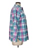 Talbots Plaid Teal Long Sleeve Button-Down Shirt Size L - photo 4