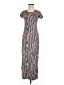 Discreet Print Gray Casual Dress Size M - photo 1