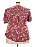 Anyally Burgundy Short Sleeve Henley Size 3X - photo 2