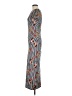 Discreet Print Gray Casual Dress Size M - photo 5