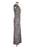 Discreet Print Gray Casual Dress Size M - photo 4