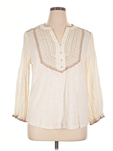 Democracy 3/4 Sleeve Blouse (view 1)