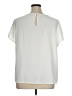 Shein Curve 100% Polyester Ivory Short Sleeve Blouse Size 16 Plus (2) - photo 2