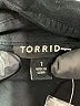 Torrid 100% Rayon Solid Black Long Sleeve Button-Down Shirt Size 1X Plus (1) - photo 7