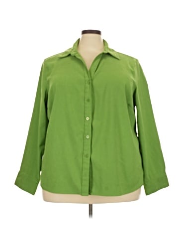 Basic Editions 3/4 Sleeve Blouse (view 1)