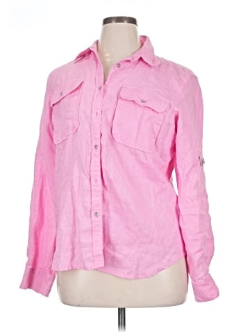 Lauren by Ralph Lauren Long Sleeve Button-Down Shirt (view 1)