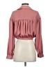Express 100% Polyester Pink Long Sleeve Blouse Size XS - photo 2