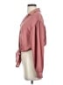 Express 100% Polyester Pink Long Sleeve Blouse Size XS - photo 5