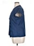 Guess 100% Cotton Blue Short Sleeve Blouse Size XL - photo 5