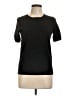 Ann Taylor Black Short Sleeve Top Size L (petite) - photo 1