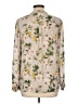 Joie 100% Silk Floral Ivory Long Sleeve Silk Top Size M - photo 2
