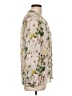Joie 100% Silk Floral Ivory Long Sleeve Silk Top Size M - photo 4
