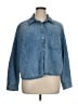 Universal Thread Blue Denim Jacket Size 1X - photo 1