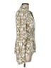 Cache Paisley Ivory Long Sleeve Silk Top Size L - photo 4