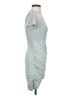 Express Solid Gray Casual Dress Size XXS - photo 4