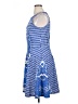 Cremieux 100% Polyester Graphic Blue Cocktail Dress Size 14 - photo 5