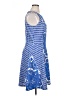 Cremieux 100% Polyester Graphic Blue Cocktail Dress Size 14 - photo 4