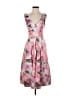 Eliza J 100% Polyester Floral Pink Cocktail Dress Size 2 - photo 1