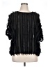 Calligraphie 100% Polyester Black 3/4 Sleeve Blouse Size XL - photo 1