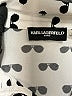 Karl Lagerfeld Paris Animal Print Ivory 3/4 Sleeve Blouse Size L - photo 7