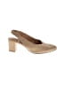 Hush Puppies 100% Leather Tan Heels Size 9 - photo 1