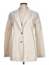 Lafayette 148 New York 100% Cotton Solid Ivory Blazer Size L - photo 1